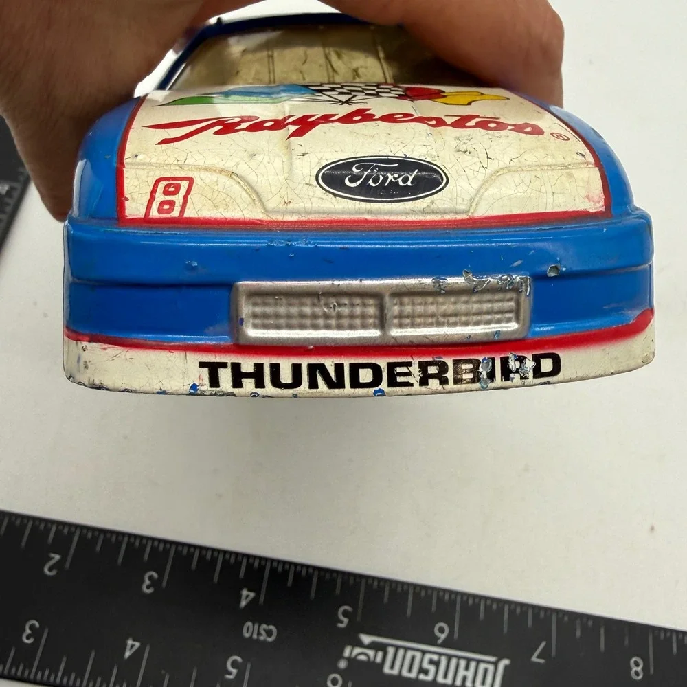 Vintage Jeff Burton 8 Raybestos Brakes Ford Thunderbird Diecast NASCAR 1:24 Blue